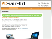Tablet Screenshot of pc-vor-ort.net